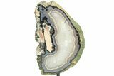 Agate Slab on Metal Base - Brazil #206860-3